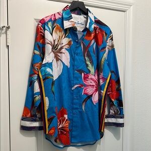 Robert Graham Limited Edition 533 out of 637 Colorful Floral Button-Up Shirt
